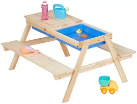 Relaxdays Vaikiškas pikniko suolelis su žaidimų stalu