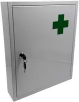 Relaxdays Užrakinama medicininė spintelė