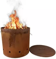 Relaxdays Corten plieno ugnies statinė