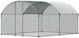 VEVOR Metalinė vištidė 3x4x2 m su užraktu