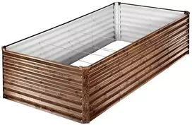 VEVOR Cinkuota pakelta daržo lysvė 240 x 120 x 62 cm
