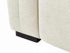 Beliani Trivietė sofa FAUSKAN šviesiai smėlio spalvos