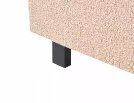 Beliani Lova Boucle ALBI 140 x 200 cm smėlio spalvos