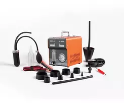 Vevor Automobilinis dūmų mašina nuotėkio detektorius 23.8x16x21 cm Juoda Oranžinė Plienas