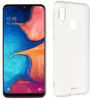 iLike Galinis dangtelis Samsung Galaxy A20E (A202F)/A10E (A102F) Silikono dėklas Skaidrus