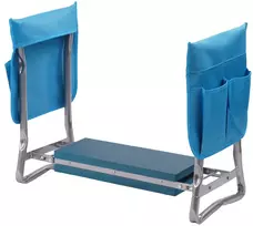 Relaxdays Sodo klūpėjimo suoliukas su kišenėmis