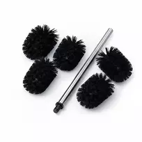 Relaxdays Tualeto šepetys + 5 atsarginės galvutės Ø8 cm