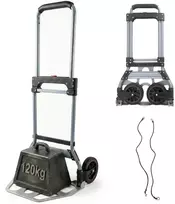 Relaxdays Sulankstomas krovininis vežimėlis 120 kg