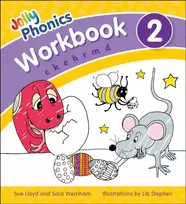 KNYGA Sara Wernham Jolly Phonics Workbook 2, in Precursive Letters (British English edition)