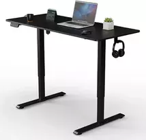 Juskys Aukščio reguliuojamas stalas Homestar Office Stand 140x60 cm juodas