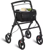 Juskys Vidaus vaikštynė su transportavimo krepšiu 56x66x90-103 cm juoda
