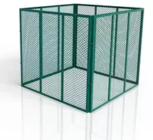 Juskys Metalo kompostavimo dėžė 450L 80x80x70 cm tamsiai žalias