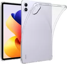 Planošetinio kompiuterio dėklas 4kom.pl dėklas skirtas Xiaomi Redmi Pad 2 Pro 12.1 2025 / Poco Pad M1 / Poco Pad M1 – permatoma silikoninė nugarėlė