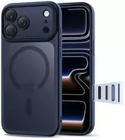 „TECH-PROTECT MAGPEAK CC“ telefono dėklas su „MagSafe“ palaikymu, skirtas „Apple iPhone 17 Pro Max“, mėlynas
