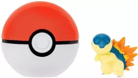 Pokémon - Clip N Go Cyndaquil su Poke kamuoliuku (PKW4608)