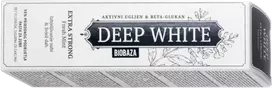 Dantų šepetėlis Dantų pasta BIOBAZA Deep Baltas Extra Strong su aktyvuota anglimi be fluoro,75 ml