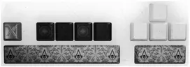 Pixminds LEXIP Juodas FLAG RESYNCED TATOO KEYCAPS-SET FOR MECHANICAL KEYBOARD