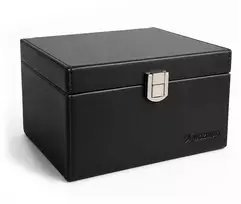 Wozinsky WPB-R16 RFID blokavimo dėžutė belaidžiams raktams su skyreliais 16x12x9 cm - Juoda