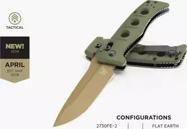 Benchmade 2730FE-2 Mini Auto Adamas, OD Žalias G10