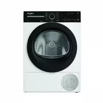 Džiovyklė Whirlpool WSD 74 WBB PL skalbimo mašinos džiovintuvas, pastatomas, priekinės pakrovos, 7kg, baltas