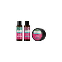 Set Arganicare: Keratin Hair Conditioner Nourishing & Strengthening, 100 ml + Keratin Hair Shampoo Repairing & Nourishing, 100 ml + Keratin Hair Treatment Cream Mask Nourishing & Repairing, 100 ml