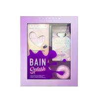 Set Inuwet: Cotton Candy Cleansing Shower Mousse, 230 ml + Blueberry Bath Bomb, 200 g + Donut Bath Bomb, 2 vnt., 30 g
