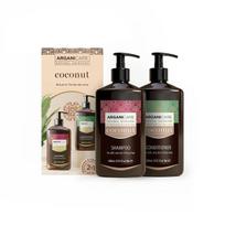 Set Arganicare: Coconut Hair Shampoo Nourishing & Moisturising, 400 ml + Coconut Hair Conditioner Hydrating & Nourishing, 400 ml