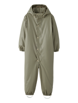 Lil'Atelier - Nmmladry10 Pad Snowsuit Aop Fo Lil - Termo kombinezonas - Chaki spalva