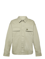 Lyle & Scott - Washed Overshirt - Viršutiniai marškinėliai - Chaki spalva