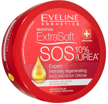 EVELINE Extra Soft SOS ķermeņa krēms 10 % UREA, 175 ml