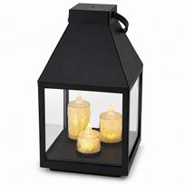 Led žibintas 25 Cm, 3 žvakės, „saska Gift & Decor“