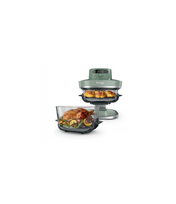 NINJA 5-in-1 XL Glass Air Fryer | AS090EUGN Crispi Pro | Power 2050 W | Capacity 5.7 L | Moss Green