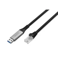 „DIGITUS USB 3.2–RJ45 Ethernet kabelis, 1Gbit/s, 10 m“