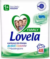 „Lovela“ skalbimo kapsulės „Family“, 48 vnt.
