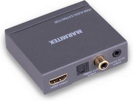 Marmitek Connect AE14 ARC HDMI to HDMI + Optical Audio Separator (AE14 E)