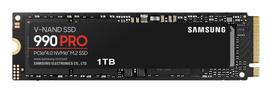 SAMSUNG SSD 990 PRO 1TB | M.2 | PCIe | NVMe | MLC | Write speed 6900MB/s | Read speed 7450MB/s | 2.3mm | TBW 600 TB | MTBF 1,500,000 hours | MZ-V9P1T0BW
