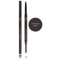 BOM Beauty of Majesty Super Slim Eyebrow išsukamas antakių pieštukas su šepetėliu - 01 Charcoal Brown