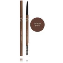 BOM Beauty of Majesty Super Slim Eyebrow išsukamas antakių pieštukas su šepetėliu - 03 Taupe Brown
