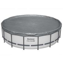 Bestway Baseino dangtis Ø4,88 m Apvali Poliesteris Pilka