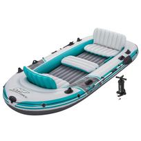 Bestway Pripučiamas valtis Pilka ir balta 3,64 x 1,66 m PVC