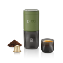 WACACO PIXAPRESSO OLIVE GREEN nešiojamas kavos aparatas