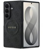 Juodas dėklas Samsung Galaxy Z Fold 8 Ultra telefonui "Guess PU Leather 4G Magnetic Case"