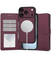 Raudonas atverčiamas dėklas Apple Iphone 17 Pro / 18 Pro telefonui "Tech-Protect Wallet Magsafe"