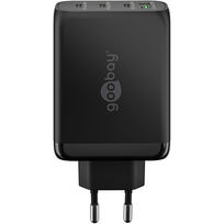 Goobay 100 W USB-C PD GaN Multiport Fast Charger, Black