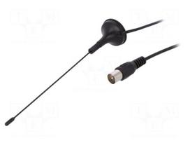 Antenna | DAB,DVB-T | 3dBi | Mounting: magnet | 50Ω | male,IEC | -30÷85°C