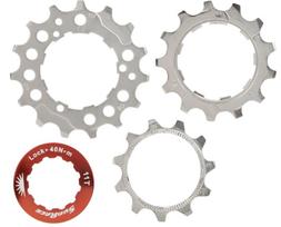 Galinių žvaigždučių komplektas SunRace SPCS11 11-13-15T 11-speed with lockring metallic