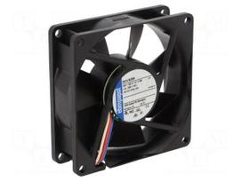 Fan: DC | 80x80x25.4mm | axial | 24VDC | 69m3/h | 32dBA | slide | 3100rpm
