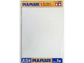 Tamiya - Pla-Plate 1.5mm B4 (364 x 257 mm) (1,5 mm plastiko lapai (364 mmx257 mmx2vnt.)), 70175