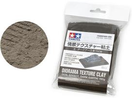 Tamiya - Diorama Texture Clay 150g (Soil Effect: Dark Earth), 87222