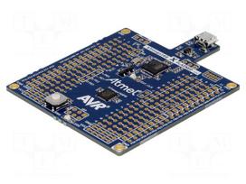 Dev.kit: Microchip AVR | ATMEGA | Xplained Mini | prototype board